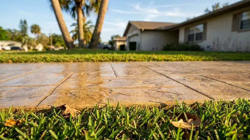 Stamped concrete in Port Orange NC